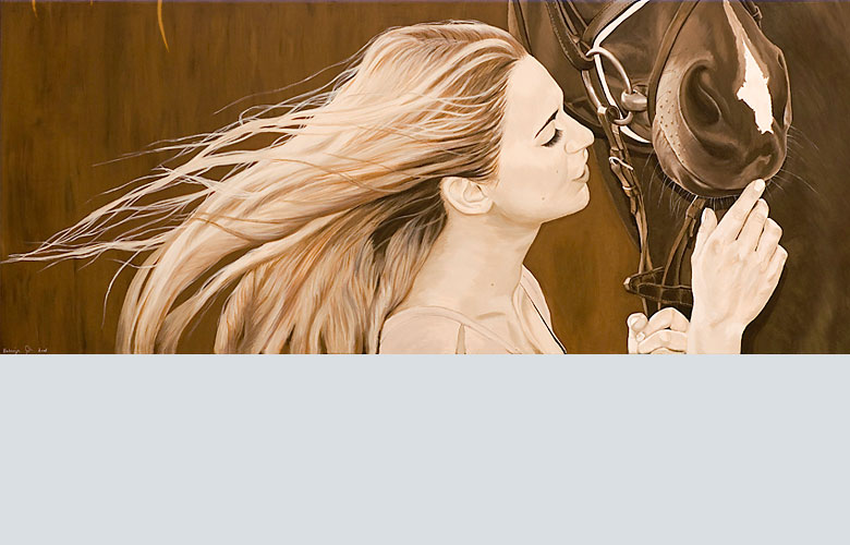 Katharina und ihre Oldenburger Stute